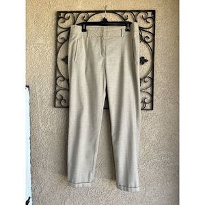 Zara khaki dress pants women size L - tan